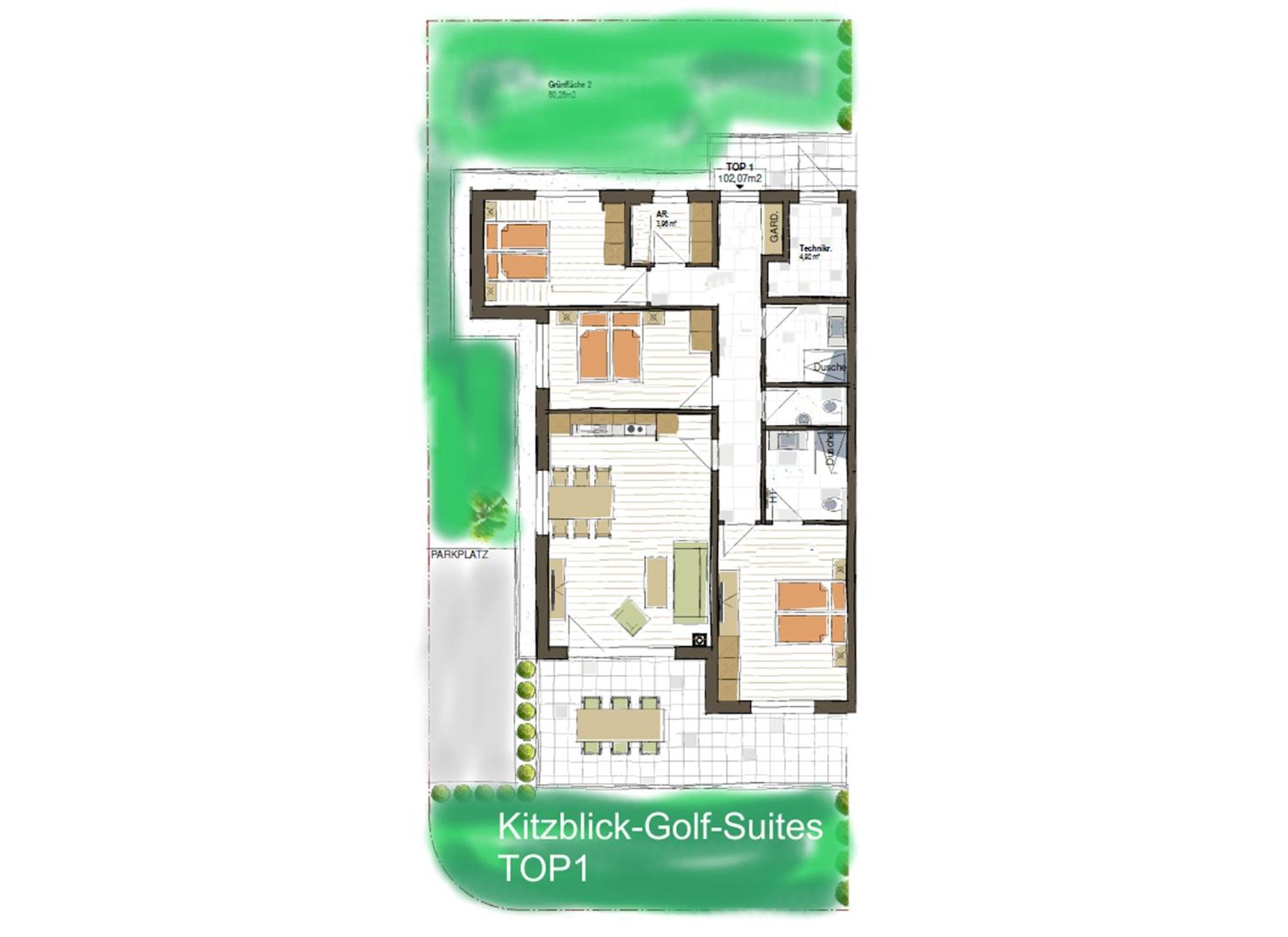 Finest Kitzblick Golf Suites By All In One Apartments Цел ам Зее Стая снимка